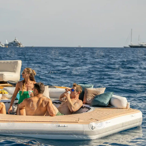 Sang trọng Inflatable nước võng nổi hồ bơi du thuyền đảo nổi Dock nền tảng nước - Product Image 3
