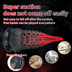 Dildo de Silicona Realista de 9 Pulgadas con Forma de Tentáculo de Monstruo Enorme - Product Image 6