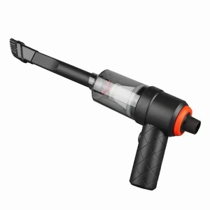 Mini <b>Vacuum</b> Cleaner <b>Portable</b> Cordless Handheld Rechargeable Battery Powered Single Color Black Plastic Car Cleaning Tool - Product Image 1