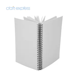 Craft Express Groothandel Custom Spiraal Sublimatie Lege Bindmiddel A5 Wiro Stof Notebook