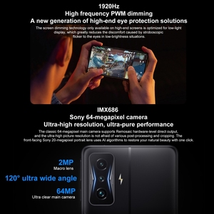 Xiaomi <span class=keywords><strong>Redmi</strong></span> <span class=keywords><strong>K50</strong></span> <span class=keywords><strong>Gaming</strong></span> 5G, appareil photo 64MP, 12 Go de RAM, 256 Go de stockage, écran 6,67 pouces, MIUI 12.5, batterie 4700 mAh, téléphone portable - Product Image 4