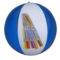 Ballon de plage gonflable de 16 pouces avec impression de logo en offset CMYK