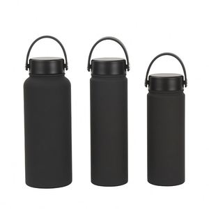 Botella de agua de acero inoxidable con aislamiento de 18oz 24 oz 32oz 40oz con recubrimiento en polvo ecológico 1 litro - Product Image 3