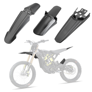 Juego de 3 Protectores de Amortiguador Delantero y Trasero Negros Extendidos para Sur Ron Light X/s X260 X160 - Product Image 5
