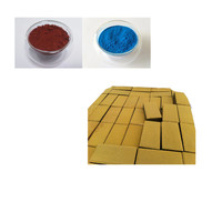 Pabrik menjual besi oksida merah dan kaca warna biru kuning untuk kaca/cat/semen bata