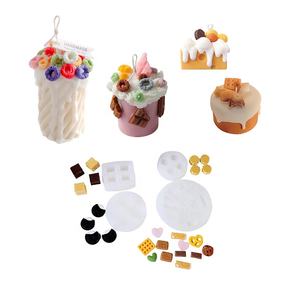Moule en résine créatif Moule à bougie fondante <span class=keywords><strong>pour</strong></span> muffin Cupcake <span class=keywords><strong>Cire</strong></span> <span class=keywords><strong>de</strong></span> <span class=keywords><strong>soja</strong></span> Décoration <span class=keywords><strong>de</strong></span> tasse Chocolat Pâtisserie Biscuit Biscuits Silicone - Product Image 2