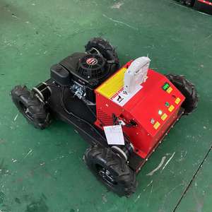 Cortadora <span class=keywords><strong>de</strong></span> Césped Robótica Autopropulsada <span class=keywords><strong>de</strong></span> Gasolina <span class=keywords><strong>de</strong></span> 7.5HP con Control Remoto Industrial para Uso en Huertos y Todo Terreno - Product Image 2