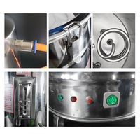 Distillateur d'eau électrique en acier inoxydable standard pour laboratoire