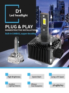 D1s Led Đèn Pha D Series CANBUS LED ánh sáng D2S D3S D4S D8S D2S LED HID <span class=keywords><strong>Xenon</strong></span> <span class=keywords><strong>Xe</strong></span> bóng đèn - Product Image 3