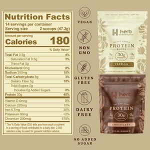 Vanille, Biologisch Plantaardig Eiwit, Gluten-En Zuivelvrij, Koolhydraatarm, Veganistisch Eiwitpoeder - Product Image 6