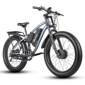 Vélo électrique à <span class=keywords><strong>moteur</strong></span> central haute puissance 2000W, double <span class=keywords><strong>moteur</strong></span>, batterie lithium 48V 21Ah, pneus larges 26 pouces, <span class=keywords><strong>VTT</strong></span> électrique - Product Image 1