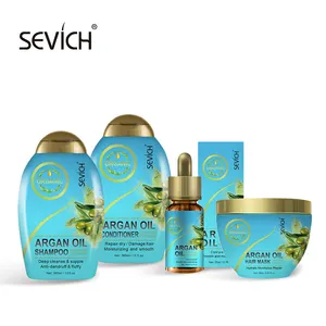 Private Brand Support OEM Customization Professional Organic Argan Oil Shampoo and conditioner Set