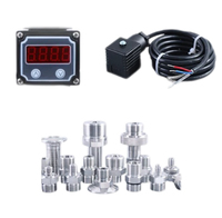 Transmetteur de pression à affichage numérique LED en silicium diffusé avec sortie 4-20 mA, haute précision, compatible affichage sur site