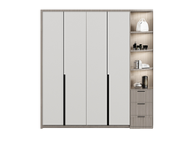 Armoire personnalisée pour toute la maison tatami simple moderne ensemble maison chambre à coucher en bois massif boîte haute rangement lit lumière meubles de luxe