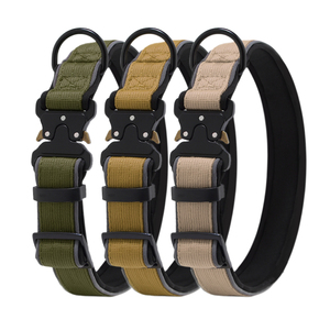 In Stock Nylon <strong>Dog</strong> <strong>Collar</strong> <strong>Tactical</strong> Heavy Duty <strong>Dog</strong> <strong>Collar</strong> Pet Supplies Reflective <strong>Dog</strong> Training Necklace - Product Image 1
