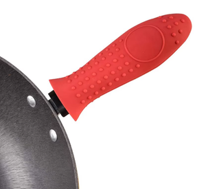 High <b>Temperature</b> Protection Durable Material Silicone Heat Resistant Handle <b>Cover</b> Non Slip Grip Kitchen Tool - Product Image 1