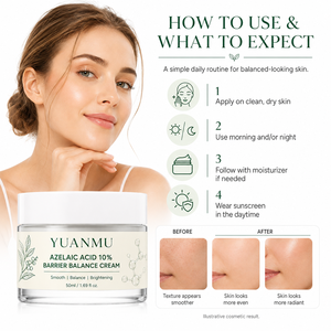 <span class=keywords><strong>Crema</strong></span> <span class=keywords><strong>Viso</strong></span> all'Acido Azelaico per la Cura della Pelle, Riduce l'Acne, la <span class=keywords><strong>Rosacea</strong></span>, i Brufoli, i Punti Neri, la Pigmentazione e il Rossore - Product Image 6