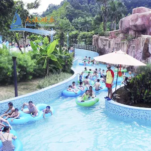 Lazy River Equipment For Water Aqua Park Resort With Push Pump Lazy River Wave Machine Lazy River Equip