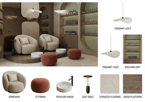 Luxury Stone Finish Aesthetic Clinic Full Store Setup and Custom Design Service - Product Image 2