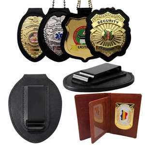 Porte-monnaie personnalisé en métal, badges de sécurité, dômes, brassard avec porte-monnaie en cuir, accessoires, clip à épingles - Product Image 1