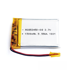 UL1642 KC certificate 853450 <span class=keywords><strong>3</strong></span>.7 V 1500mAh lipo battery pack - Product Image 1