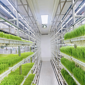 Erschwinglicher Hochleistungs-Hydroponik-Futtergras Vertikaler Gewächshaus-Futteranbaucontainer - Product Image 3