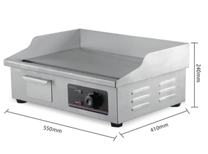 Piastra a Gas a 2 fuochi griglia a Gas da tavolo combinata piastra riscaldante per barbecue all'aperto portatile e griglia Barbacoa De Gas - Product Image 3