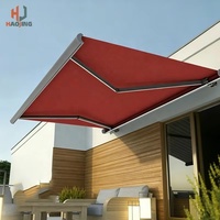 Auvent rétractable électrique personnalisé en aluminium, cadre en alliage antirouille, résistant aux UV, pour balcon et terrasse extérieurs