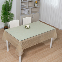 Nappe de table transparente en PVC texturé maille argentée RNPT, imperméable et décorative, pour tables de salle à manger, d'hôtel et de célébrations