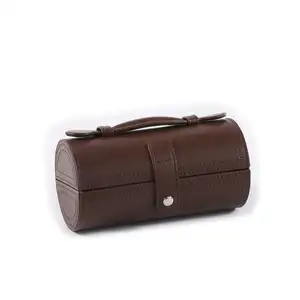 Elegant Daily Travel Jewelry Boxes PU Leather Shoe Care Kit with Polish and Shine Custom Logo Set