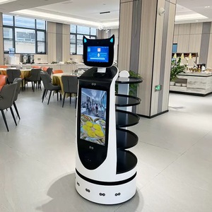Nuevo Robot Inteligente para Entrega de Alimentos, Camarero de Autoservicio, Paleta de Cinco Niveles, Carga Útil de 10 kg, 24 Horas de Autonomía, para Restaurantes y Hoteles - Product Image 2