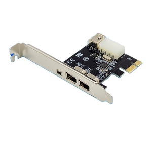 Carte de capture <span class=keywords><strong>FireWire</strong></span> <span class=keywords><strong>PCIe</strong></span> X1 VT6315 IEEE1394A 3+1 en stock - Product Image 1