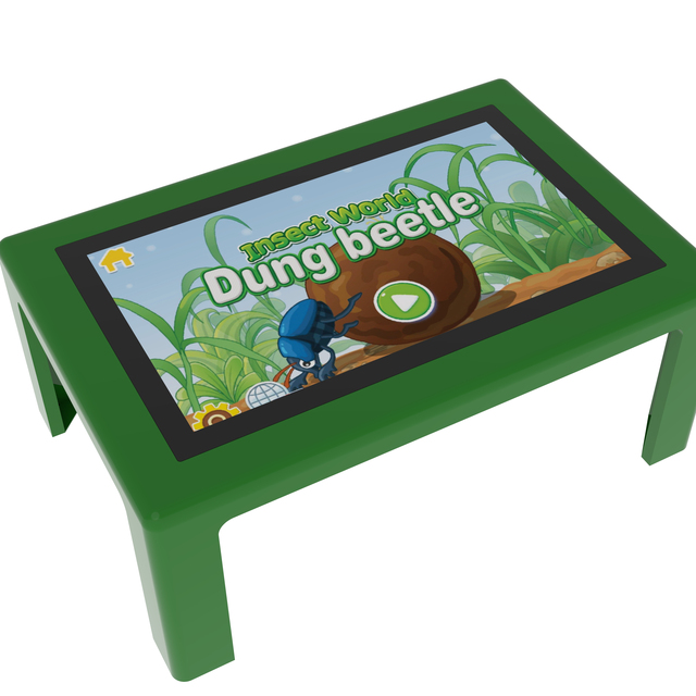 Teaching Interactive LCD Touch Screen Table for Children Android WiFi Learning Restaurant Table with Elevator Use