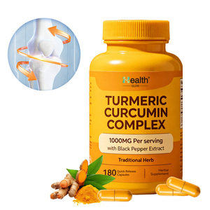 Cápsulas Duras de Cúrcuma y Curcumina, Suplemento, Fabricante de Marca Privada OEM, 95% Curcuminoides, Piperina, Salud Articular, Venta al por Mayor, ISO - Product Image 1