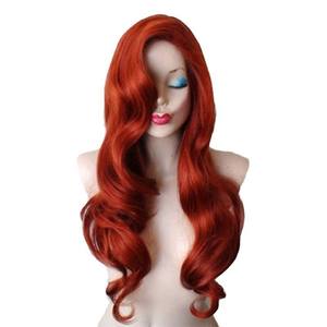 Une femme aux <span class=keywords><strong>cheveux</strong></span> longs <span class=keywords><strong>bouclés</strong></span> et ondulés dans une <span class=keywords><strong>coiffure</strong></span> queue de poisson. Elle porte une perruque tous les jours. - Product Image 2