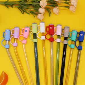 New 8-10mm Dust-Proof Straw Cap with 3D Cartoon PVC Design for <b>Tea</b> & Water <b>Cups</b> Accessories in Stock - Product Image 4
