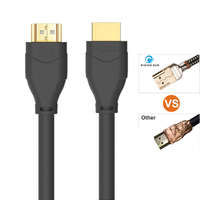 Câble plaqué or 8K 24K pour 60Hz HDR10 4:4:4 VRR Ethernet, compatible avec les projecteurs et moniteurs, et les dernières consoles de jeux