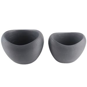 Pot Tanaman Semen Laris <span class=keywords><strong>2026</strong></span> Dekorasi Rumah Pot Bonsai Modern Bertingkat Berukir - Product Image 1