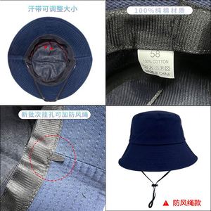 FamilyFriendly Custom Cotton Fisherman Hats Ideal for Hiking Sunscreen Protection Promotion - Product Image 3