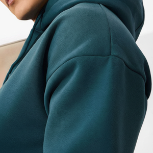 Sudadera con Capucha de Alta Calidad para Mujer, de Poliéster/Algodón, con Estampado, Color Sólido en la Parte Delantera, Transpirable, para Invierno, Servicio OEM - Product Image 1