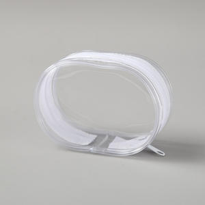 Custom Logo Small Size PVC Data Cable Storage <b>Bag</b> Waterproof Portable Carry-on Travel Transparent Zipper Storage <b>Bag</b> - Product Image 5