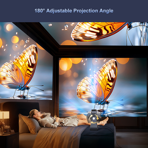 Proiettore OEM ATV Certificato Google <span class=keywords><strong>Full</strong></span> <span class=keywords><strong>HD</strong></span> Ottica Diretta 1200 ANSI Lumen Alta Qualità 4K LED Proiettore Portatile Android <span class=keywords><strong>TV</strong></span> - Product Image 3