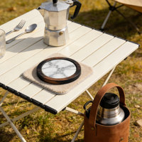 Ensemble de dessous-de-verre en marbre blanc naturel GL, ensemble de dessous-de-verre ronds en marbre pour la maison et la cuisine