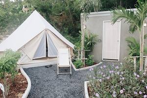 Tenda a Campana Personalizzata per <span class=keywords><strong>Glamping</strong></span> e Campeggio, 3m-7m, Impermeabile in Tela Oxford, Monostrato per Quattro Stagioni - Product Image 2