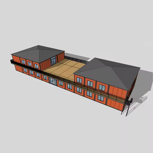 Mini-maison à panneaux sandwich, prix avantageux, démontable, portable, 10ft 20ft 40ft, hôtel-villa préfabriqué de luxe en kit - Product Image 5