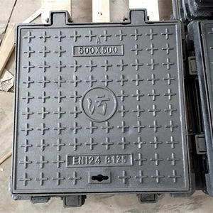 Tùy chỉnh 400*600 gang vuông <span class=keywords><strong>manhole</strong></span> Bìa lâu dài áp lực cao 400kn cho đường watermain ứng dụng - Product Image 1