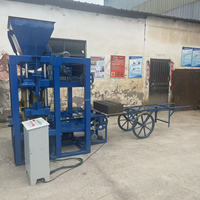 Machine à fabriquer des briques non brûlées de type 4-26 pour engins lourds, moules personnalisables, machine à former des blocs de ciment