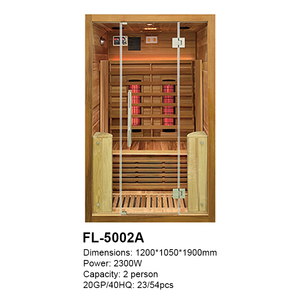Sauna casera para <span class=keywords><strong>2</strong></span> personas infrarroja de luz roja de calor seco interior - Product Image 3