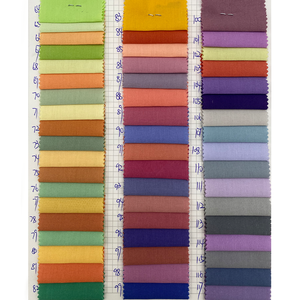 C162 Factory Price Colorful Plain Dyed Texture Sand Washed 100% Cotton Fabric for Man Women <strong>Shirting</strong> - Product Image 3