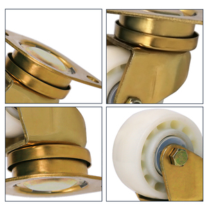 SKU-C Goldene Halterung Nylon rad Wartung Kostenlose Luftfracht förderer Lenkrad Einfache Installation Ball <span class=keywords><strong>Caster</strong></span> Flughafen Rollen - Product Image 4